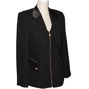 Vintage Alberto Makali Gold Hardware Bolero & Vest 2-Piece Set